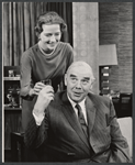 Leora Dana and James Westerfield in the touring stage production The Best Man