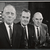 Melvyn Douglas, Frank Lovejoy and James Westerfield in the tour of the stage production The Best Man