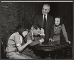Eva Stern, Tom Aldredge, Ford Rainey, and Gina Petrushka, in the stage production Between Two Thieves
