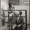 Eva Stern and Tom Aldredge in the stage production Between Two Thieves