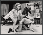 Geraldine Page, Jordan Christopher and Donald Madden in the stage production Black Comedy/White Lies