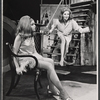 Geraldine Page and unidentified in the stage production Black Comedy/White Lies