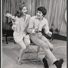 Geraldine Page and Jordan Christopher in the stage production Black Comedy/White Lies