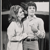 Geraldine Page and Jordan Christopher in the stage production Black Comedy/White Lies
