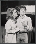 Geraldine Page and Jordan Christopher in the stage production Black Comedy/White Lies