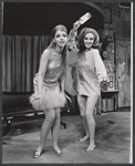 Geraldine Page and unidentified in the stage production Black Comedy/White Lies