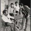 Kain, Kirk Young, Paul Benjamin and Don Blakely in the stage production The Black Terror