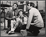 Harold Scott, Tom Aldredge and unidentified in the replacement cast of The Boys in the Band