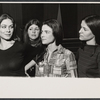 Nancy Ann Denning [left], Tovah Feldshuh [second from right], Marilyn Pasekoff [right] and unidentified [second from left] in the stage production Brain Child