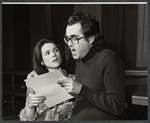 Tovah Feldshuh and Michel Legrand in the stage production Brain Child