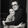 Tovah Feldshuh and Michel Legrand in the stage production Brain Child
