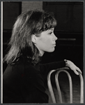 Mary Tyler Moore in rehearsal for the stage production Breakfast at Tiffany's