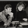 Richard Chamberlain and Mary Tyler Moore in rehearsal for the stage production Breakfast at Tiffany's
