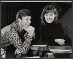 Richard Chamberlain and Mary Tyler Moore in rehearsal for the stage production Breakfast at Tiffany's