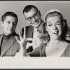 Bill Hayes, Russell Nype and Margot Moser in publicity for the stage production Brigadoon