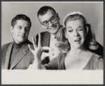 Bill Hayes, Russell Nype and Margot Moser in publicity for the stage production Brigadoon
