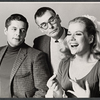 Bill Hayes, Russell Nype and Margot Moser in publicity for the stage production Brigadoon