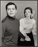 Bill Hayes and Karen Morrow in publicity for the stage production Brigadoon