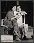 Evelyn Page and Brendan Fay in the stage production Brothers