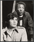 Everett McGill and unidentified in the stage production Brothers