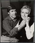 Richard Caine and Celeste Holm in publicity for the touring stage production Butterflies Are Free
