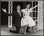 Gene Rayburn and unidentified in the stage production Bye Bye Birdie