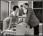 Gretchen Wyler and Gene Rayburn in the stage production Bye Bye Birdie