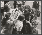 Dick Gautier and unidentified others in publicity shot for Bye Bye Birdie