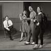 Lee Adams, Ramona Bittles, Bill Hayes and Karin Wolfe in rehearsal for the 1961 tour of Bye Bye Birdie