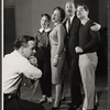 Lee Adams, Karin Wolfe, Mimi Kelly, Bob Van Hooton and Eddie Applegate in rehearsal for the 1961 tour of Bye Bye Birdie