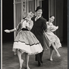 Bill Hayes [center] and unidentified others in the 1961 tour of Bye Bye Birdie