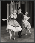 Bill Hayes [center] and unidentified others in the 1961 tour of Bye Bye Birdie