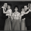 Gene Rayburn, Gretchen Wyler, Chita Rivera, Elaine Dunn and Bill Hayes in publicity shot for Bye Bye Birdie
