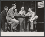 Eddie Applegate [right] and unidentified others in the 1961 tour of Bye Bye Birdie