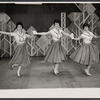 Elaine Dunn [right] and unidentified others in the 1961 tour of Bye Bye Birdie