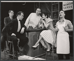 Elaine Dunn [center] and unidentified others in the 1961 tour of Bye Bye Birdie