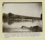 Environments of Tiflis.  One sees a water wheel irrigating the gardens of Ortachalee and a floating mill.  Phot. De Kaprelevich