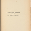 Washington Heights, Manhattan, its eventful past