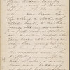 Hawthorne, Una, ALS to. Apr. 10[-11], 1857.