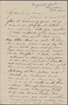 Hawthorne, Una, AL (incomplete) to. Aug. 20, [1857].