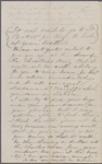 Hawthorne, Una, AL (incomplete) to. Dec. 21, 1862.