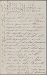 Hawthorne, Una, ALS to. Jan. 21, [1863].