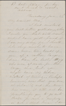 Hawthorne, Una, ALS to. Jan. 22, [1863].