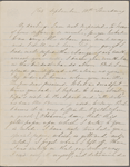 Hawthorne, Una, AL (incomplete) to. Sep. 10, 1863.