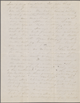 Hawthorne, Una, AL (incomplete) to. Friday eve, [1863].