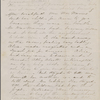 Hawthorne, Una, AL (incomplete) to. Friday eve, [1863].