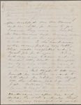 Hawthorne, Una, AL (incomplete) to. Friday eve, [1863].