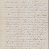 Hawthorne, Una, ALS to. [Sep.] 5-6, [1863]. 