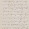 Hawthorne, Una, ALS to. [Sep.] 5-6, [1863]. 