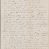 Hawthorne, Una, ALS to. [Sep.] 5-6, [1863]. 